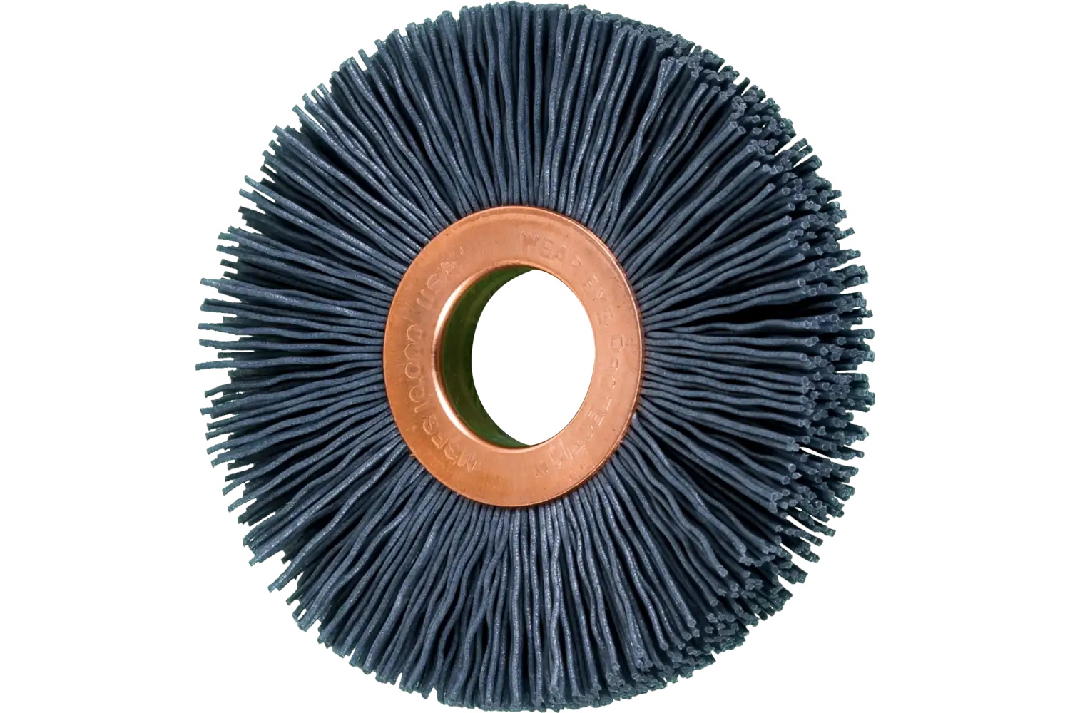 Picture of Pferd M-BRAD® Tube Center Wheel Brush 2-1/2" Dia. .022/320 Grit SiC 1/2" Arbor